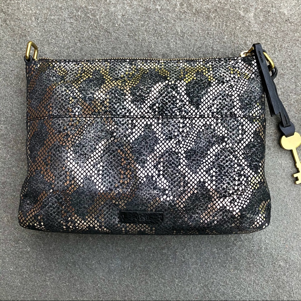Fossil Snake print bag